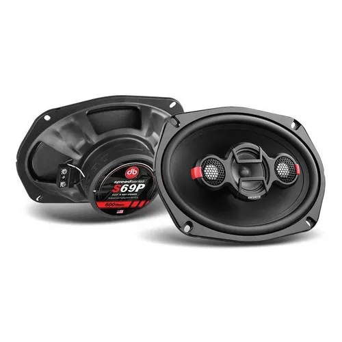 Par De Bocinas Coaxiales Para Automóvil DB Drive S69P Speed Series 6 X 9 Pulgadas 600 Watts Máximo 250 Watts RMS 4 Ohms Color Negro