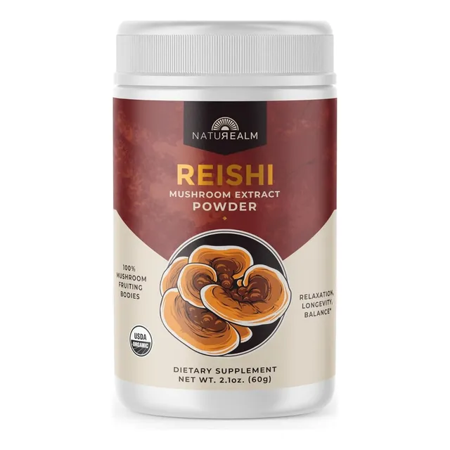 Extracto De Hongo Reishi Naturealm 60 G