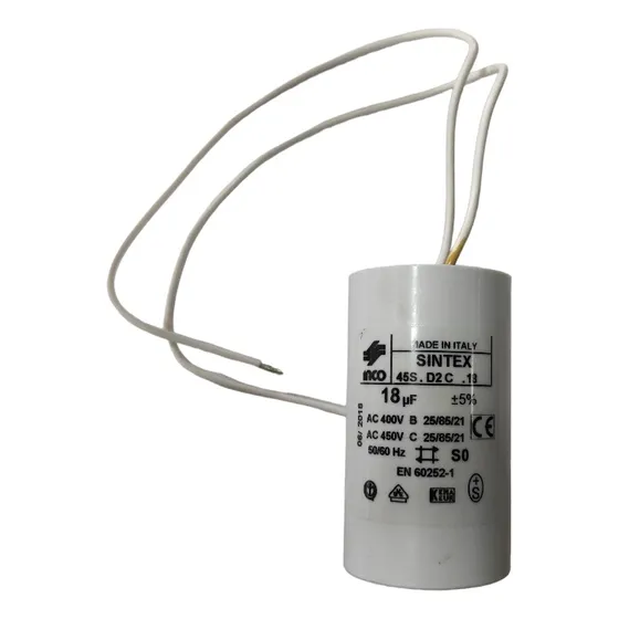 Condensador 18uf Para Motor Vds Ag Future 1600kg. 