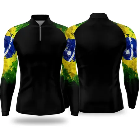 Camisa Blusa De Pesca Com Proteção Uv