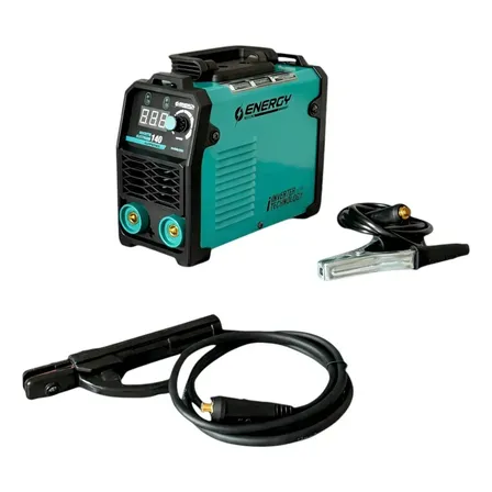 Soldadora Energy Inverter 140a Para Electrodo IGBT MMA Turquesa