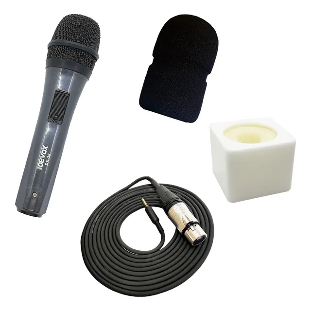 Kit Reportagem Celular Podcast Live Streamer- Espuma Canopla