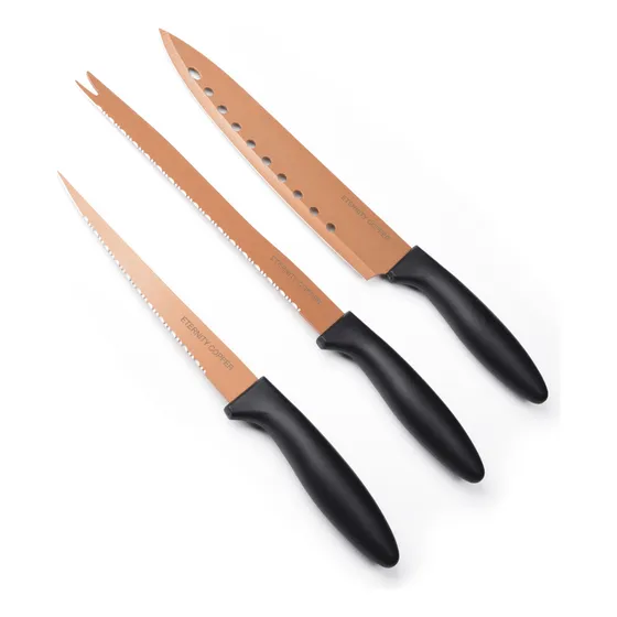 Eternity Copper Set Cuchillos: Filo Preciso Y Comodidad
