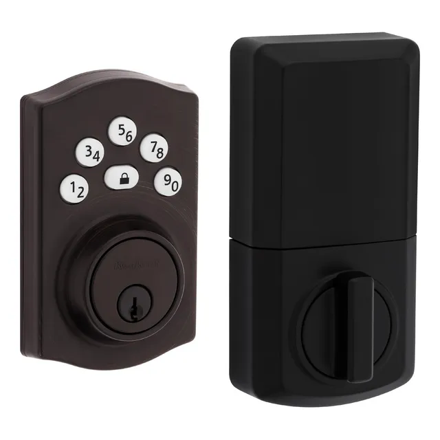 Kwikset Powerbolt 240 - Cerradura De Puerta Electronica Trad