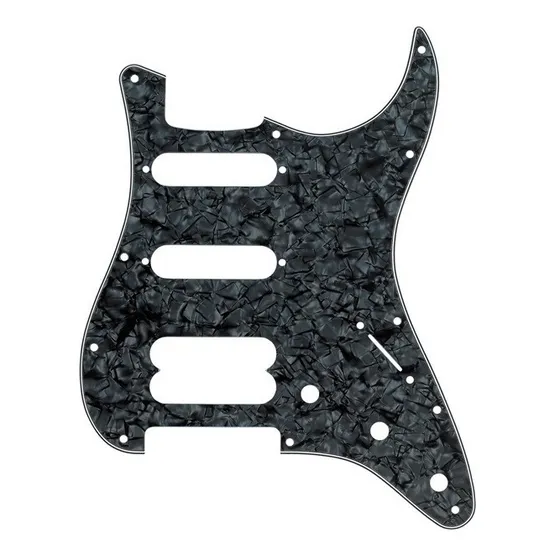 Fender Pickguard Stratocaster American Std Hss Negro Perlado