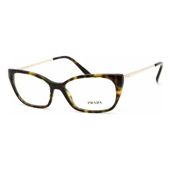 Anteojos Prada 0pr 14xv 2au1o1 Mujer Dark Havana Cat Eye