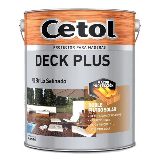 Cetol Deck Plus Doble Filtro Solar 4 Lts. Akzo - Iacono