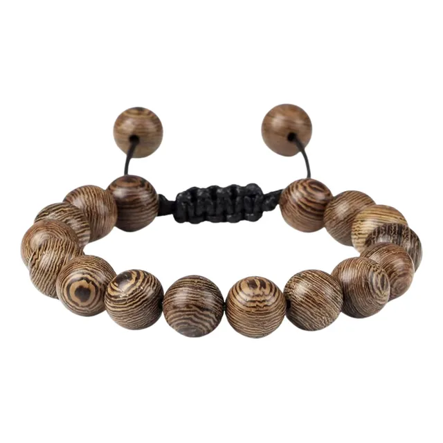 Pulsera Meditación Yoga Tibetana Madera Sandalo Mala Oracion