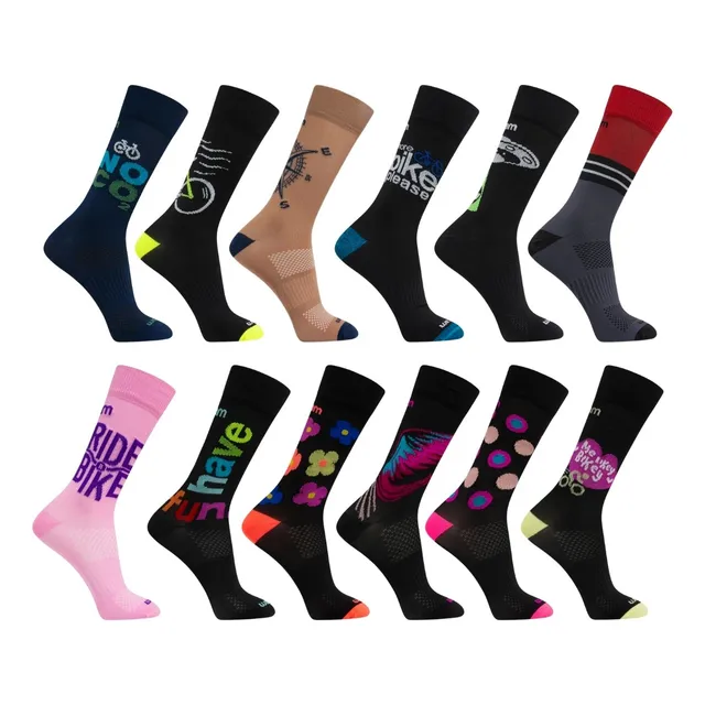 Kit 6 Pares Meia Ciclismo Mtb Speed Corrida Promoção Rikam