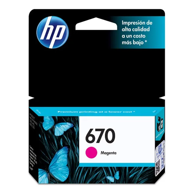 Cartucho Hp 670 Deskjet Ink Advantage 3525 4625 6525 Cz115al