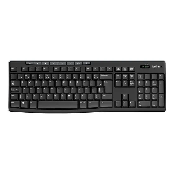 Teclado Sem fio Logitech K270 Com Layout ABNT2