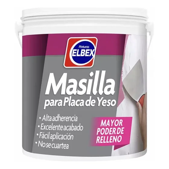 Masilla Elbex Para Placas De Yeso 15kg Excelente Calidad