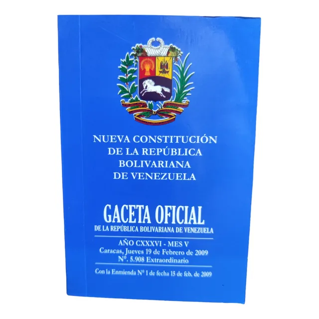 Constitución Nueva De La Republica Bolivariana De Venezuela