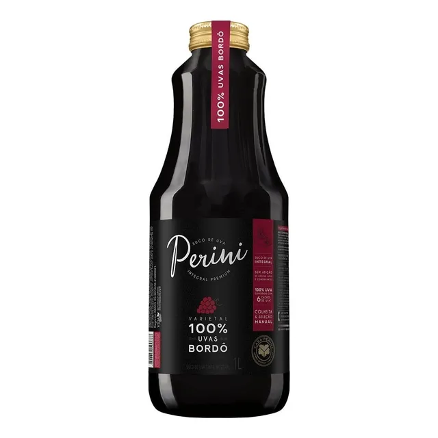 Suco De Uva Casa Perini Bordô Tinto Integral 1lt