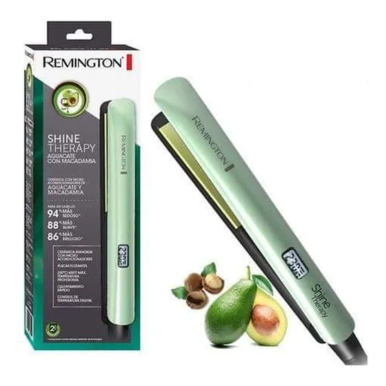 Plancha Remington Aguacate + Vitamina E Original Tienda