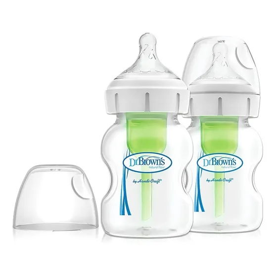 Teteros Dr Browns 5 Oz Boca Ancha Options+ X 2 Recien Nacido