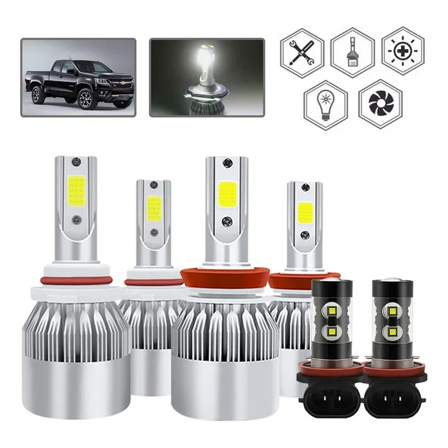 Gcd Compatible 9005 H11 Kit De Bombilla Led Luz Alta/baja