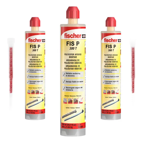 Anclaje Químico Fischer Fis P Plus 300 T 3pz