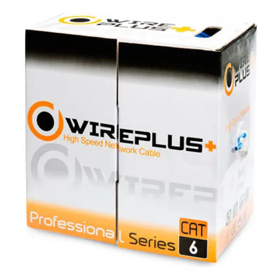 Cable Utp Wireplus+ Cat6 Indoor 100mts, Somos Tienda!!