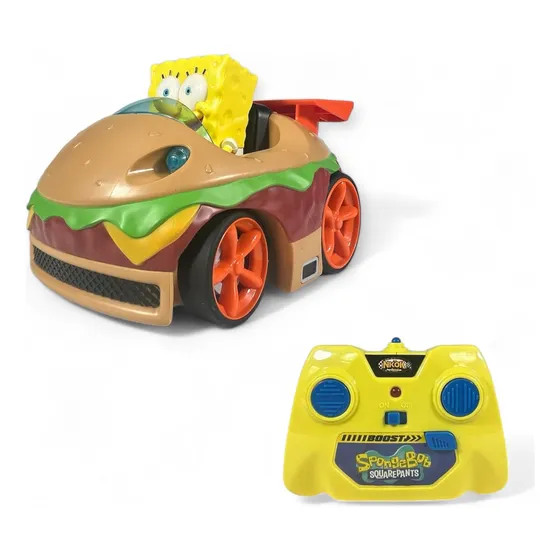 Bob Esponja Juguete Niño Carrocontrol Remoto Motohamburguesa Amarillo Bob Esponja