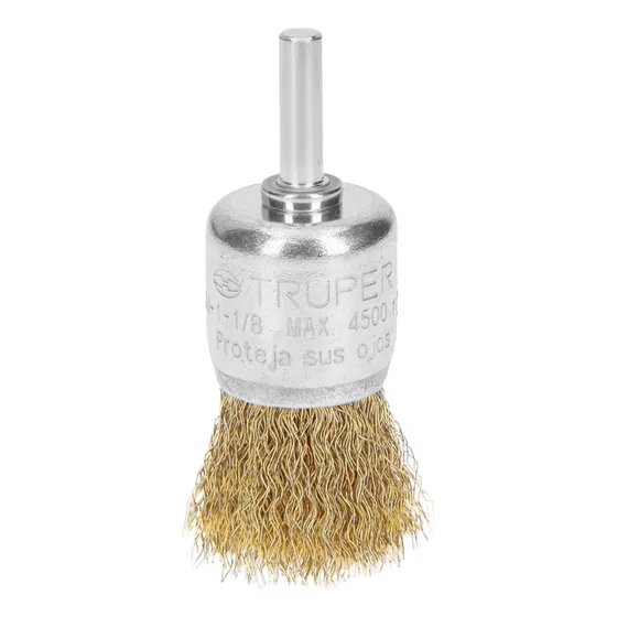 Carda Cepillo De Copa Ondulado Alambre 1-1/8  (11596) Truper