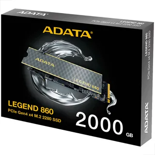 Ssd M2 2tb Adata Legend 860 2280 Nvme Pcie Gen 4 X4 Leitura 6000mb/s Gravacao 5000mb/s - Sleg-860-2000gcs Ssd M2 2tb Adata Legend 860 2280 Nvme Pcie Gen 4 X4 Leitura 6000mb/s Gravacao 5000mb/s - Sleg-860-2000gcs