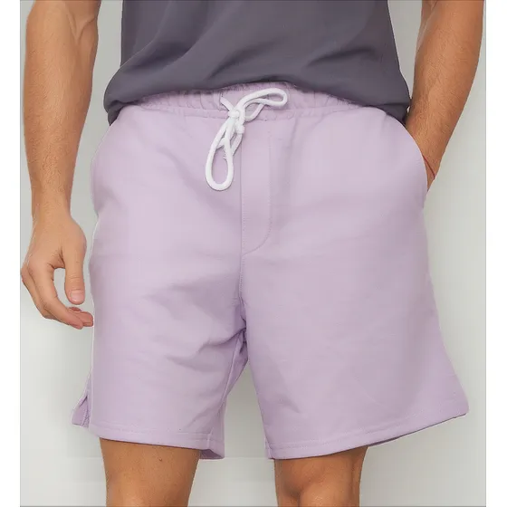 Short Bermuda Liso  Rustico De Algodón Hombre