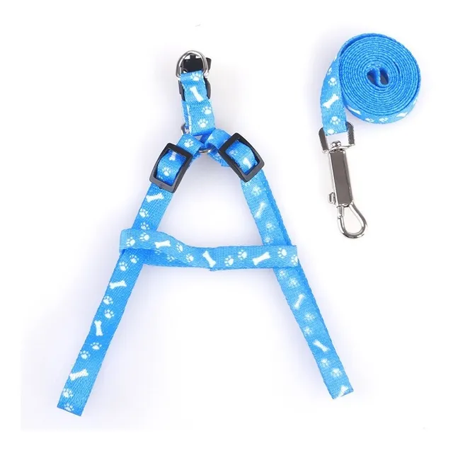 Correa C/ Pretal Arnes Gato Perro Ajustable Diseños Delsur