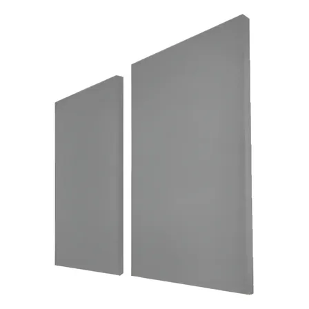 Painel Acústico Lã Rocha 120x60x05 Kit Com 4 Und Cor Cinza