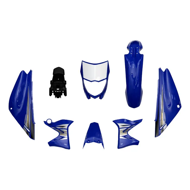 Kit De Tapas Completo Para Yamaha Xtz125 Azul Mtc