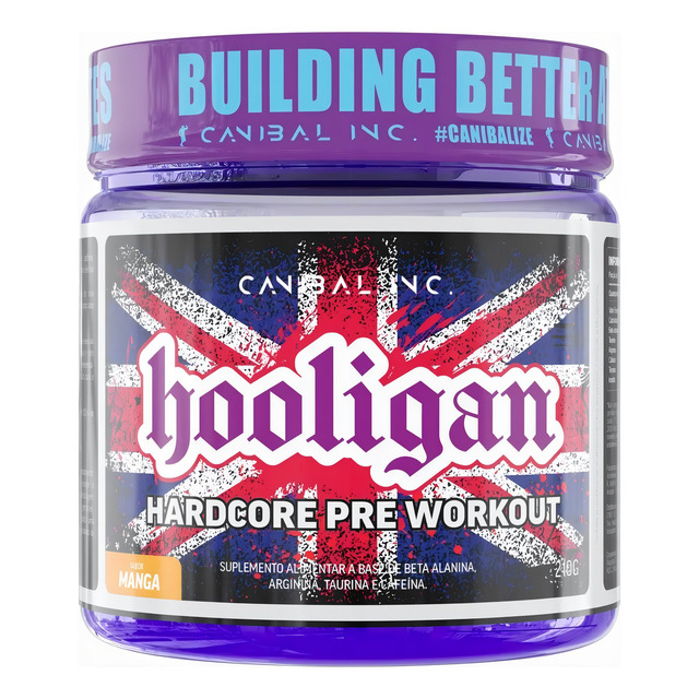 Hooligan Pre Workout - 210g Manga - Canibal Hooligan Pre Workout - 210g Manga - Canibal