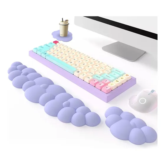 3-pack Teclado Almohadilla Para Reposamuñecas Y Mouse Soport