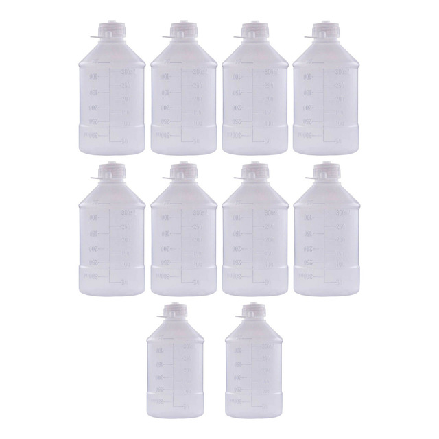Kit 10 Frasco Alimentação Enteral Dieta Nutrição Alça 300ml Kit 10 Frasco Alimentação Enteral Dieta Nutrição Alça 300ml