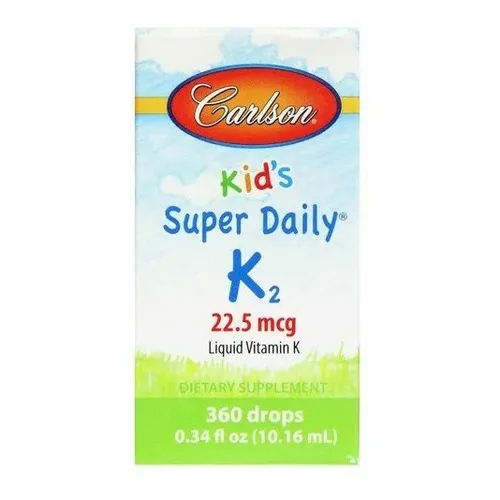 Carlson Labs Kids Super Daily Vitamina K2, 10.16 Ml Sabor N/a