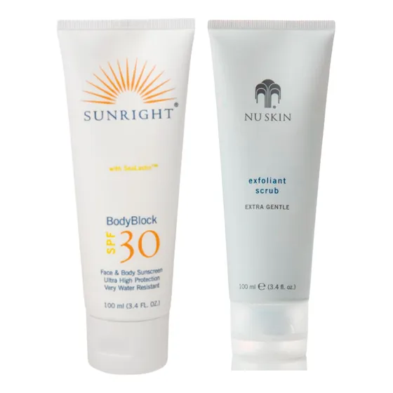 Bloqueador Solar Para Niños Resistene Y Exfoliante Facial