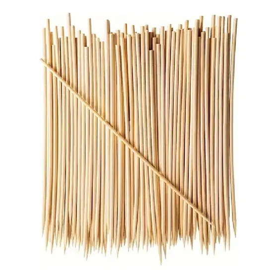Pincho De Bambú 30cmx5mm Pqtx75un Bambú