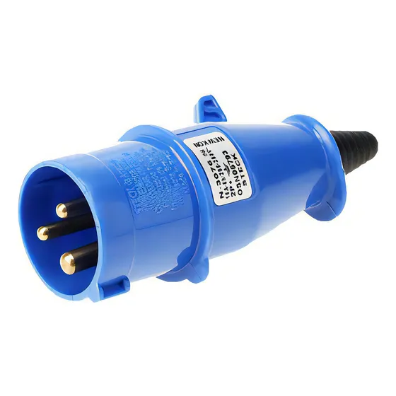 Plug Azul 2p+t 16a 200/250v N3076 Steck