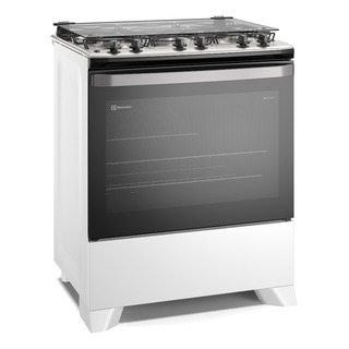 Fogão 5 Bocas Electrolux Branco Efficient Com Mesa Inox, Perfectcook E Vaporbake (fe5ib) - Fogão 5 Bocas Electrolux Branco Efficient Com Mesa Inox, Perfectcook E Vaporbake (fe5ib) -