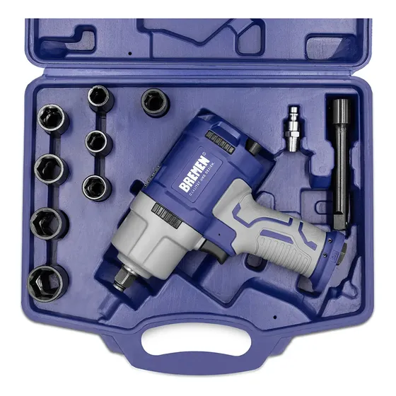 Llave Pistola Impacto Neumatica Bremen 1/2 Kit 1560 Nm 7714 Frecuencia No Aplica
