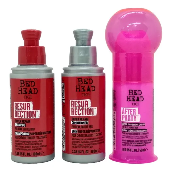 Tigi Resurrection Shampoo Acondicionador Y After Party Viaje