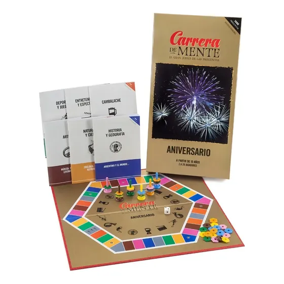 Carrera De Mente Aniversario Ruibal Juego De Mesa Caja Vaj
