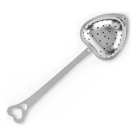 Infusor / Colador De Té Forma De Cuchara Corazon