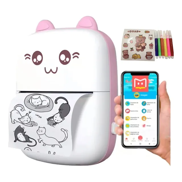 Mini Impresora Mixio Térmica Portátil Bluetooth Recargable