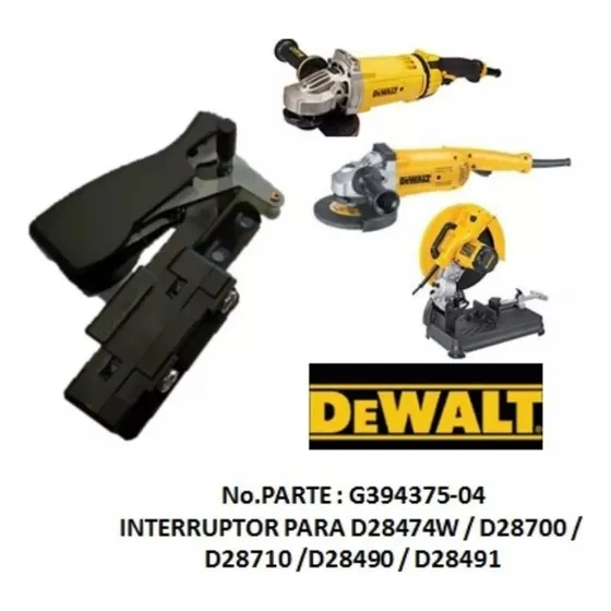 Interruptor A Esmeril 7 Dewalt