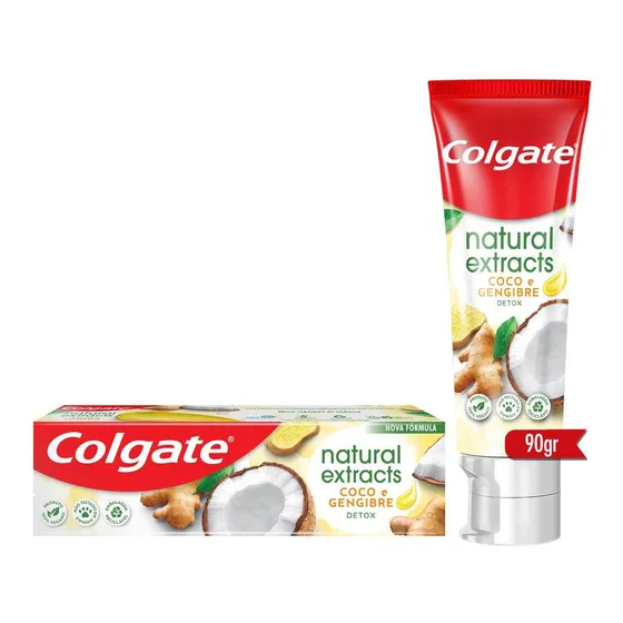 Colgate Natural Extracts Detox Pasta De Dente Em Gel Natural Extracts Detox 90g
