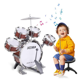 Conjunto De Bateria Para Crianças, Toddler Jazz Drum Kit Toy Conjunto De Bateria Para Crianças, Toddler Jazz Drum Kit Toy