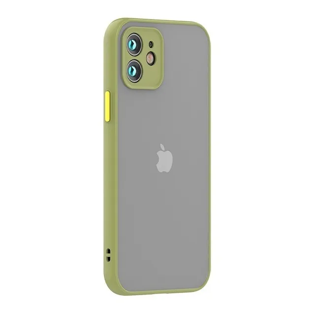 Funda Compatible Con iPhone Protector Cámara Mate Uso Rudo