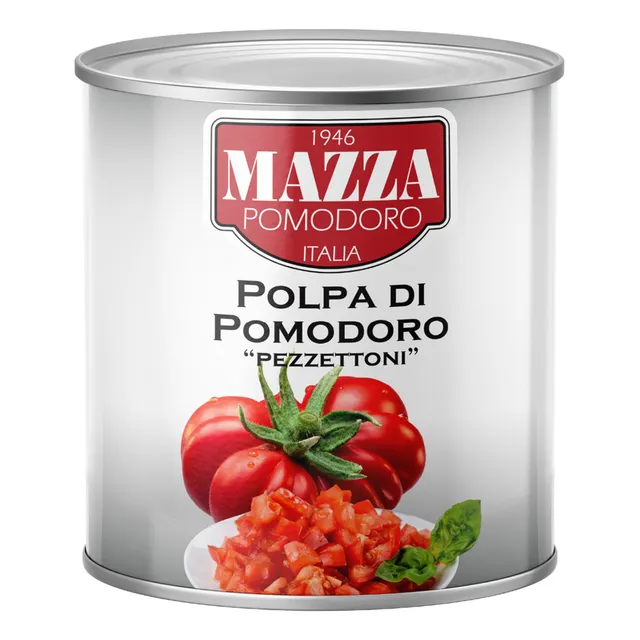 Pulpa De Tomate Cubeteada Mazza 2.5 Kg