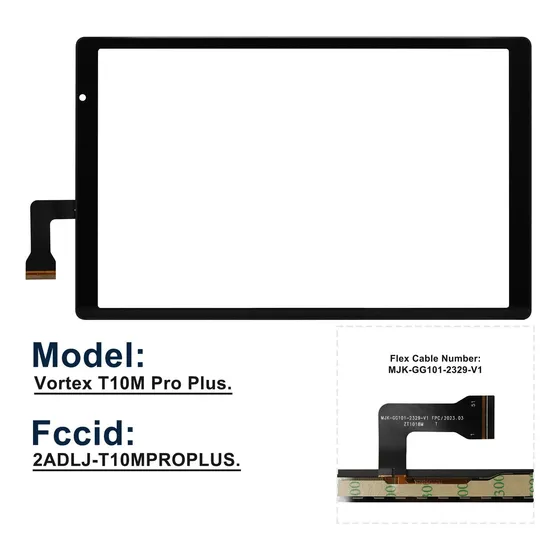 Tactil Mica Tablet Vortex T10m Pro Plus Nuevo 