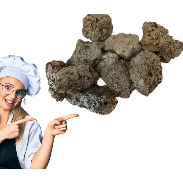 Piedra O Roca Volcánica Cartón De 10kg No Genera Humo